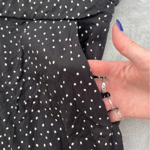 NWT Torrid Black & White Polka Dot Maxi Dress - Picture 7 of 13
